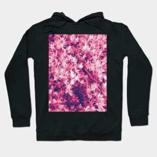 Pink Moss Pattern Hoodie